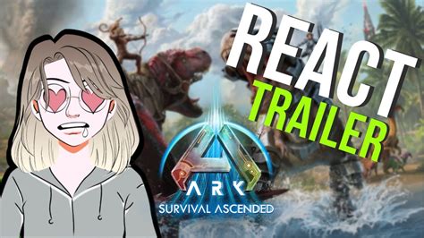 Je RÉAGIS pour LA TOUTE PREMIÈRE FOIS au TRAILER de ARK SURVIVAL