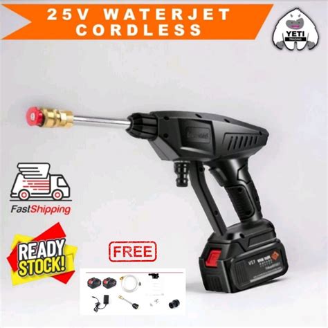 V Cordless Waterjet Wireless Waterjet High Pressure Water Gun Car