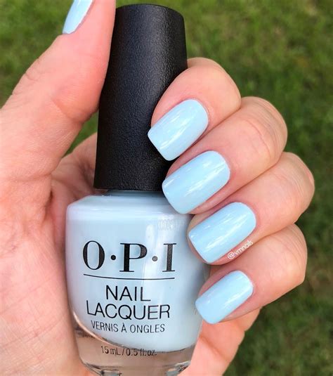 Opi Its A Boy Baby Blue Nails Light Blue Manicure Blue Gel