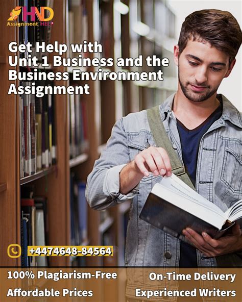 Get Unit 1 Business And The Business Environment Assignment By Hnd Assignment Help Medium