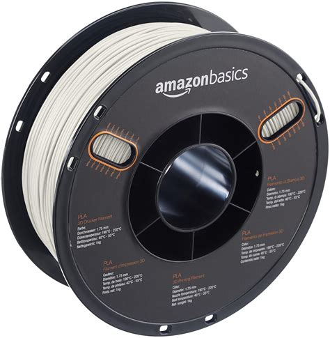 Amazonbasics Pla D Printer Filament Mm Pearl White Kg Spool