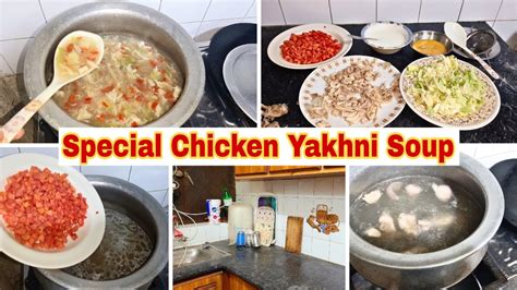 Desi Secret Style Chicken Yakhni Vegetables Chicken Soup Recipe