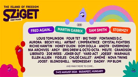 Sziget Festival Aug Tickets Line Up