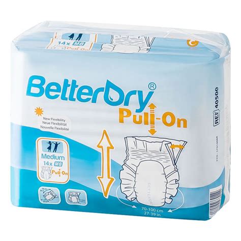 BetterDry Day Adult Incontinence Pullup Diaper LiveAnew Incontinence Help