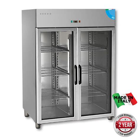 Td1400btg Premium Double Glass Door Upright Freezer 1400 Litre Vip Refrigeration Catering