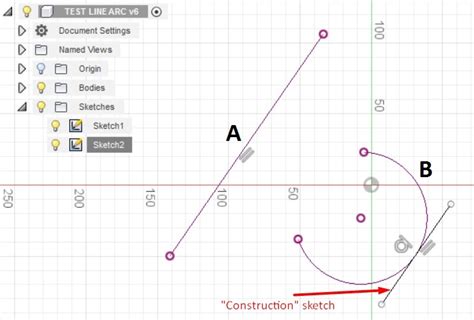 How To Dimension From A Line To The Outermost Point Of An Arc In Fusion 360