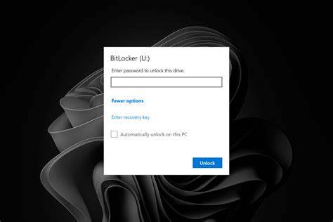 Windows 11 で Bitlocker の自動ロック解除を有効または無効にする方法