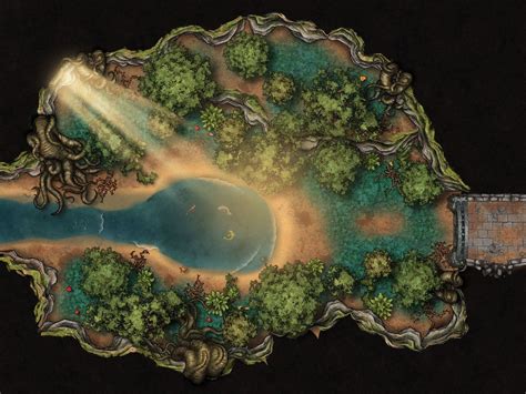 Underground Druid Grove Inkarnate Create Fantasy Maps Online