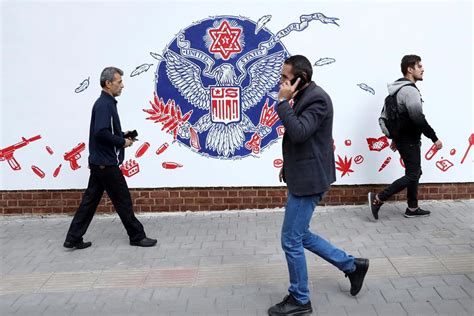 Iran Unveils Anti American Murals At Former Us Embassy