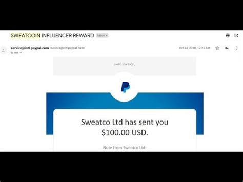 How To Withdraw Sweatcoin And Earn Dollars Easy Paypal