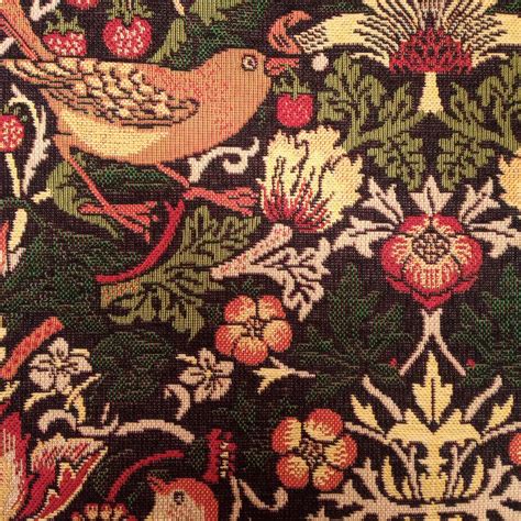 Strawberry Thief William Morris Woven Fabric Sold By Meter