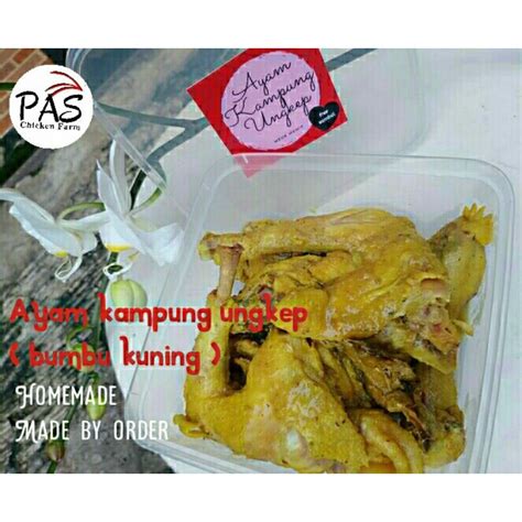 Jual Ayam Kampung Ungkep Bumbu Kuning 1 Ekor Potong 6 Include Ati