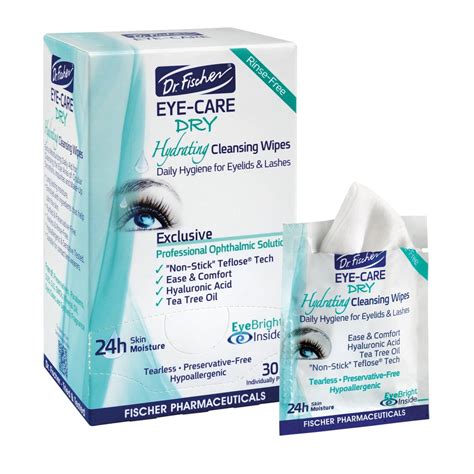 Buy Dr Fischer Eyelid Wipes For Clear Eyes Everyday Eye Wipes For Dry