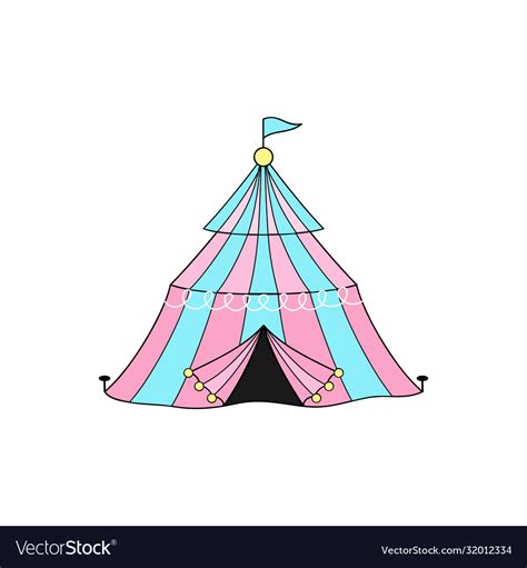 Circus tent Royalty Free Vector Image - VectorStock