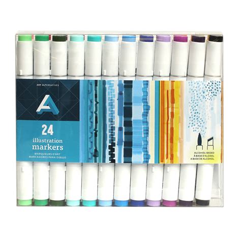 Art Alternatives Illustration Marker, 24-Marker Set - Walmart.com ...