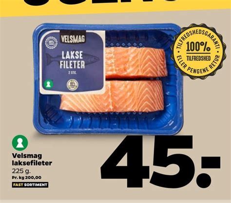 Velsmag Laksefileter Tilbud Hos Netto