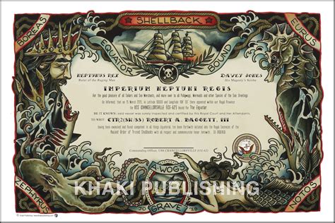 Shellback Certificate - Etsy