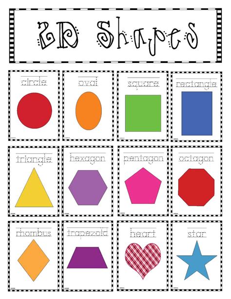 D Shapes Poster Free Printable Free Templates Printable