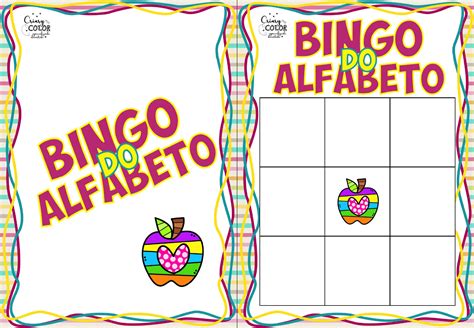 Jogo Bingo Do Alfabeto Pedagogia