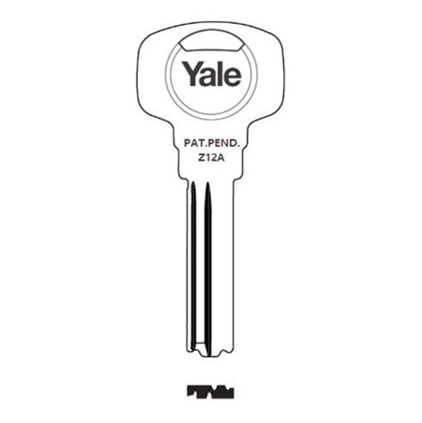 Yale Z12A Superior Genuine Patented Dimple Key Blank YL CYL KB1A