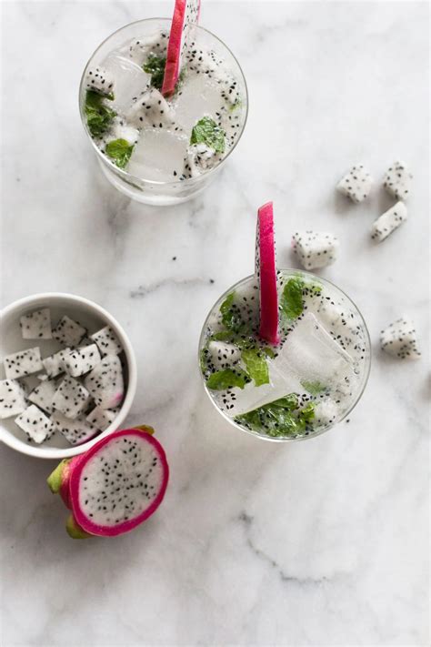 Dragon Fruit Mojito Cocktail Recipe An Indigo Day