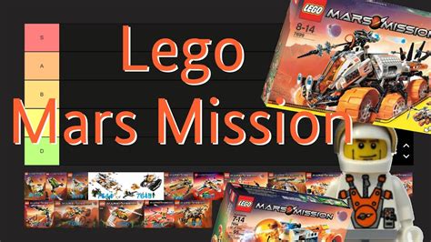 Ranking Every Mars Mission Set Lego Mars Mission Tier List Youtube