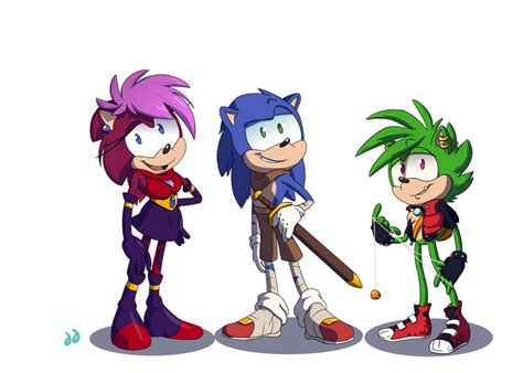 Sonic Uprising Triplets By Jibbajabbadraw On Deviantart