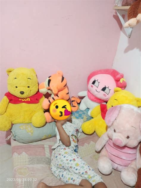 Boneka Pooh Jumbo Piglet Jumbo Tiger Jumbo Appeach Jumbo On Carousell