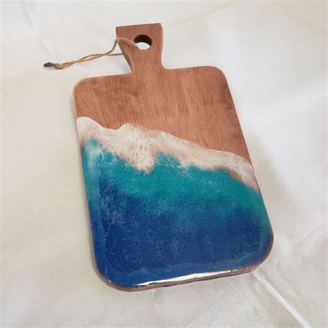 Ocean Resin Cutting Board Class Cut And Paste Craft Studio