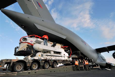 Navy-based submarine rescue system goes airborne - GOV.UK