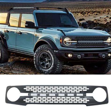 Ninte Front Bumper Grill For Ford Bronco Replacement Mesh