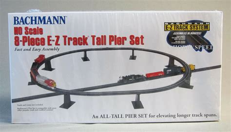 BACHMANN HO E Z TRACK TALL PIER SET 8 Pieces 44472