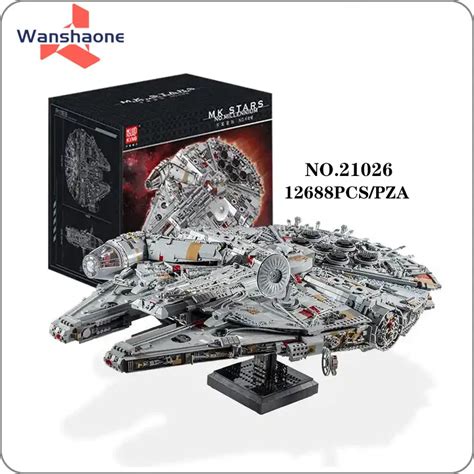 Mould King 21026 Star Ultimate Millennium Falcon Spaceship Wars Model