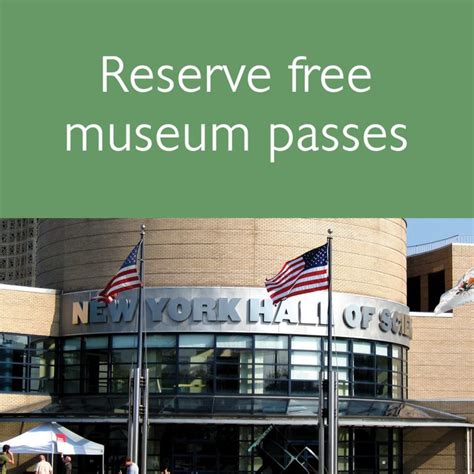 Click to reserve our museum passes! (Featured: New York Hall of Science.)