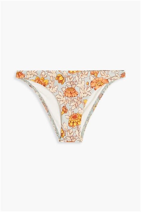 ZIMMERMANN Floral Print Low Rise Bikini Briefs THE OUTNET