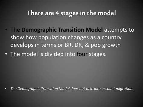 4 Demographic Transition Model Ppt Free Download