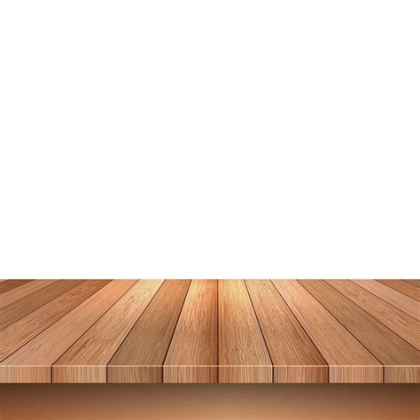 Wooden Decking On White Background