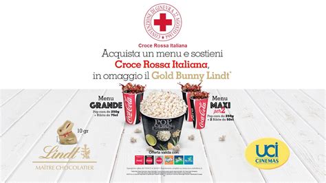 A Pasqua Coca Cola UCI Cinemas E Lindt Italia Sostengono Croce Rossa