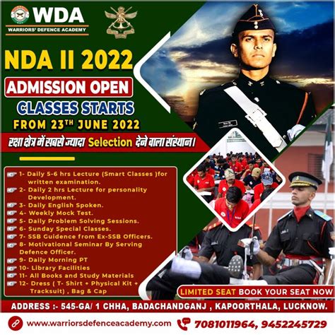 No Nda Coaching In India Best Defence Academy In Lucknow Warriors