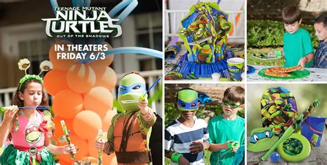 Teenage Mutant Ninja Turtles Party Supplies - Ninja Turtle Birthday ...