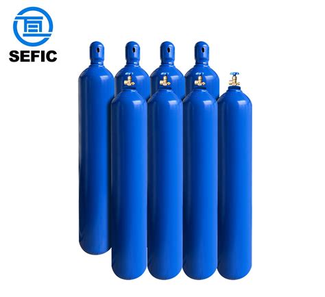 ISO 9809 1 Od 229mm Dw 5 7 Pw 200bar 50L Steel Gas Cylinder Oxygen