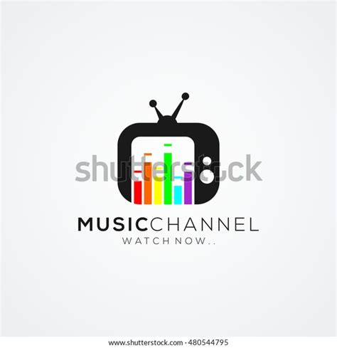 Music Channel Logo Available Vectorillustration Stock Vector (Royalty ...