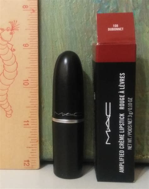 MAC Cosmetics Amplified Crème Lipstick 108 DUBONNET deepened claret