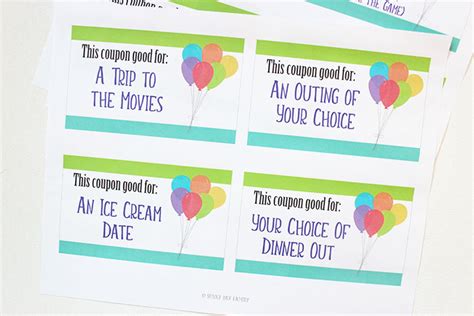 This Printable Birthday Coupon Book is the Best Gift for Kids | Sunny Day Family