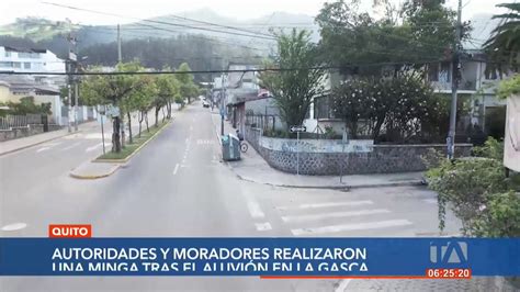 Autoridades Y Moradores De La Gasca Se Convocaron Para Realizar Una