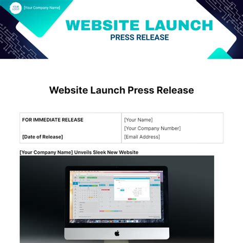 Donation Press Release Template Edit Online And Download Example