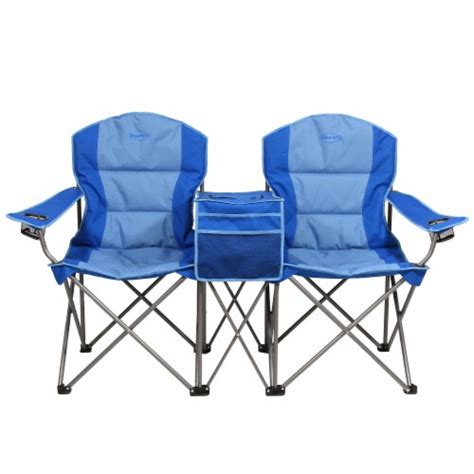 Kamp Rite Portable Folding Padded Outdoor Double Camping Chair With