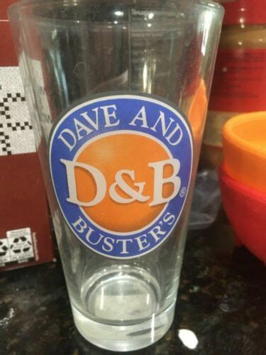 Dave And Busters Drinking Glass Ebay