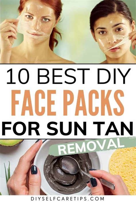 10 Best Diy Face Packs To Remove Sun Tan [with Natural Products]