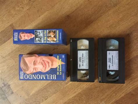 Cassette Video Vhs Cinema Belmondo Coffret Vhs Un Singe En Hiver